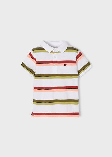 Stripes short sleeve polo shirt boy Art. 22-03110-030