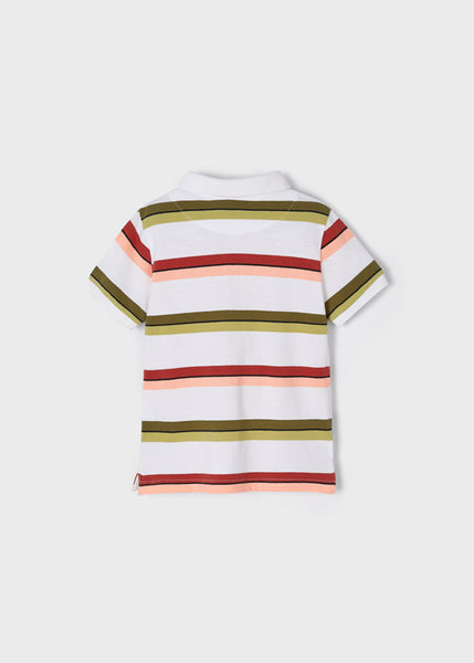 Stripes short sleeve polo shirt boy Art. 22-03110-030