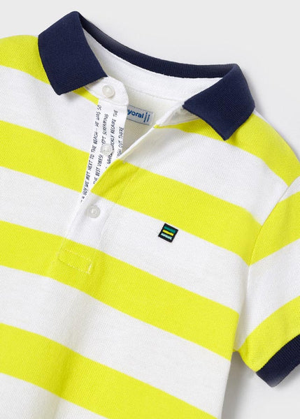 Stripes short sleeve polo shirt boy Art. 22-03110-031