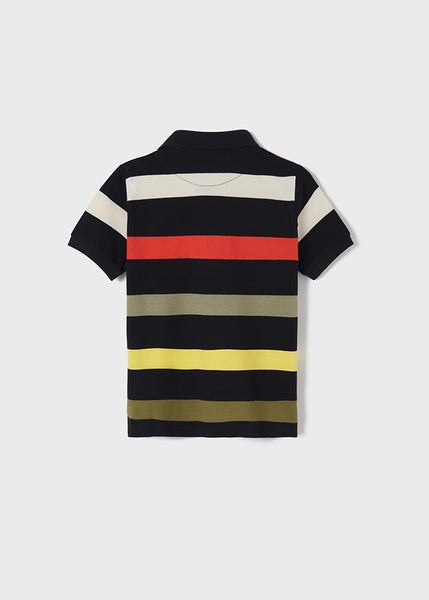 Stripes short sleeve polo shirt boy Art. 22-06102-084