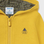Hooded plush sweatshirt for baby boy Art. 11-02424-090/ECOFRIENDS car long sleeve baby boy t-shirt Art. 11-02067-040