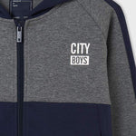Screen print boy's sweatshirt Art. 11-07423-010 / Boy's long knit trousers Art. 11-07553-010