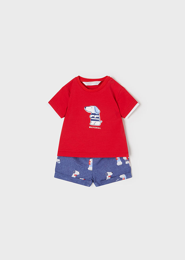 T-shirt and shorts set newborn boy Art. 22-01203-011