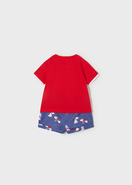 T-shirt and shorts set newborn boy Art. 22-01203-011