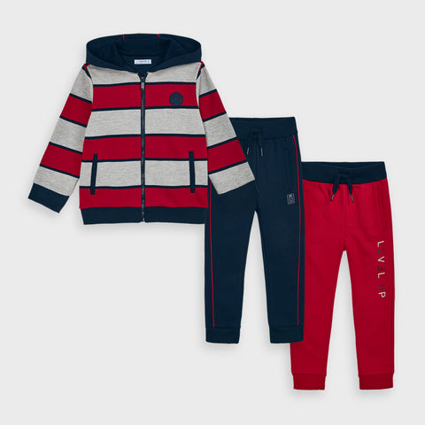 مخطط سترة رياضية 2 السراويل الصبي 4821-012