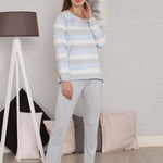 Tuba 256 Blue Sports Pajamas Set