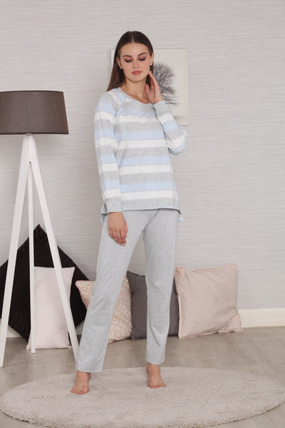 Tuba 256 Blue Sports Pajamas Set