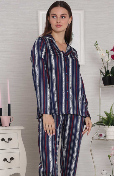 Tuba 279 Buttoned Maternity Pajama