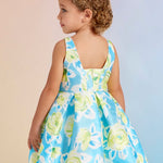 Printed Mikado Dress For Girl Ref. 23-05058-004