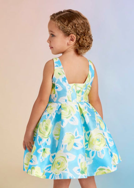 Printed Mikado Dress For Girl Ref. 23-05058-004