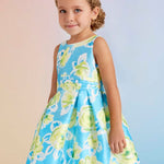Printed Mikado Dress For Girl Ref. 23-05058-004
