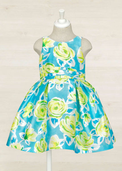 Printed Mikado Dress For Girl Ref. 23-05058-004