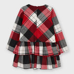 Girl's checkered maxi dress Art. 11-04914-081