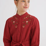 Embroidered dress for girl 7941-88