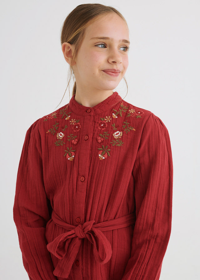 Embroidered dress for girl 7941-88 – aljamee3