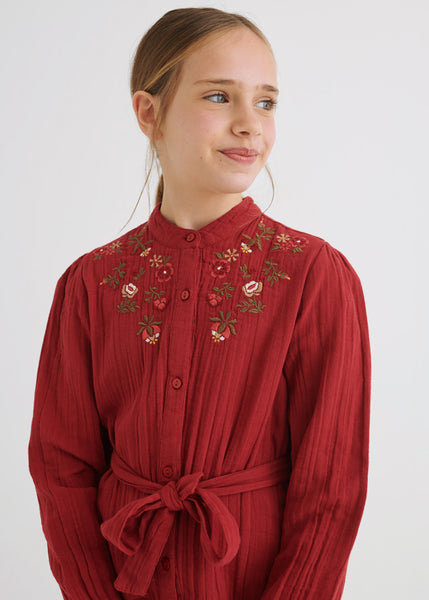 Embroidered dress for girl 7941-88