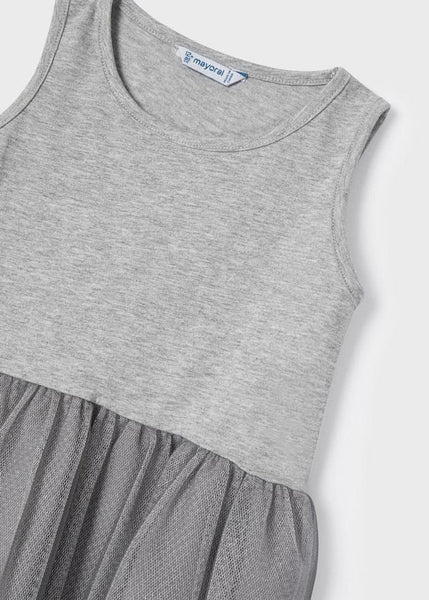 Dress combined with knitting sweater for baby Art. 12-02941-052