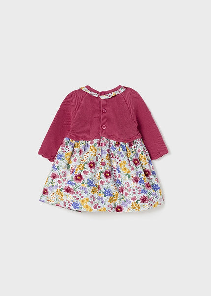 Dress combined with tricot for newborn ECOFRIENDS Art. 12-02825-064