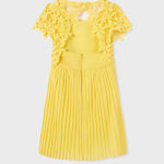 Combined guipure dress for girl Art. 23-06916-079