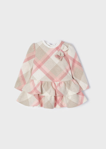 Checkered dress for baby 2947-87