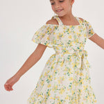 Chiffon Floral Print Dress for Girl Art. 23-06913-019