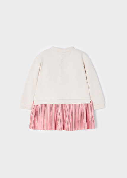 Baby dress with pleated skirt 2946-16