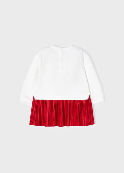 Baby dress with pleated skirt 2946-17