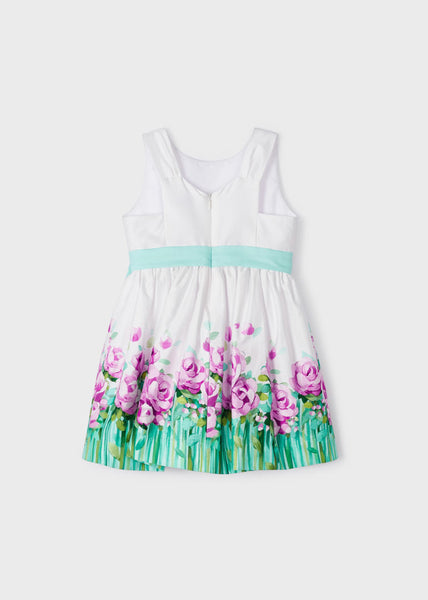 Girls' printed cotton dress Art. 23-03915-091