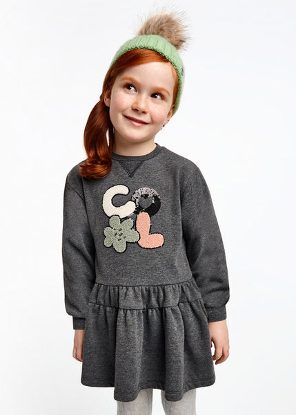 Dress with ruffle for girl ECOFRIENDS 4973-22