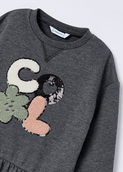 Dress with ruffle for girl ECOFRIENDS 4973-22