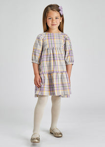 Girl's plaid dress Art. 11-04918-021