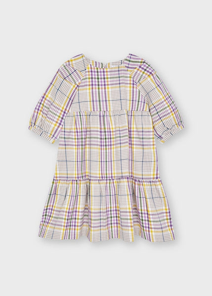 Girl's plaid dress Art. 11-04918-021