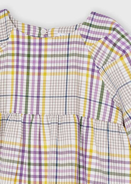 Girl's plaid dress Art. 11-04918-021