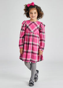 Girl's plaid dress Art. 11-04930-016