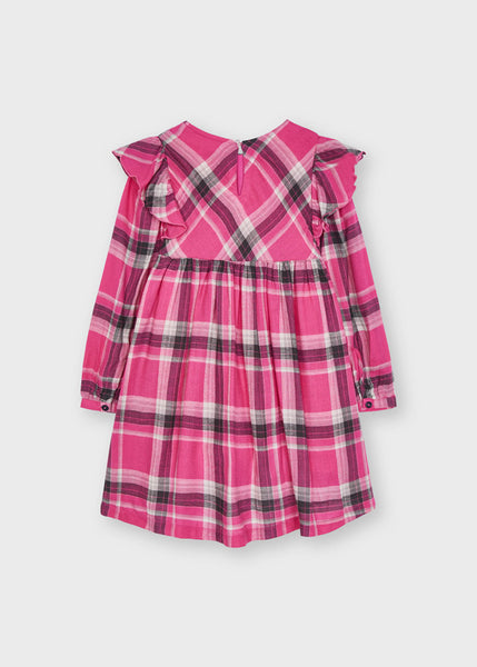 Girl's plaid dress Art. 11-04930-016