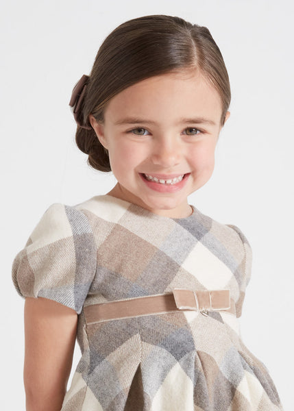 Girl's plaid dress 4309-40\4959-25