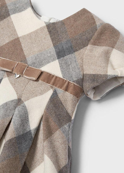 Girl's plaid dress 4309-40\4959-25