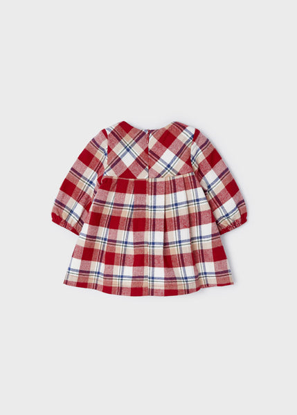 Checked dress for newborn ECOFRIENDS 2809-22