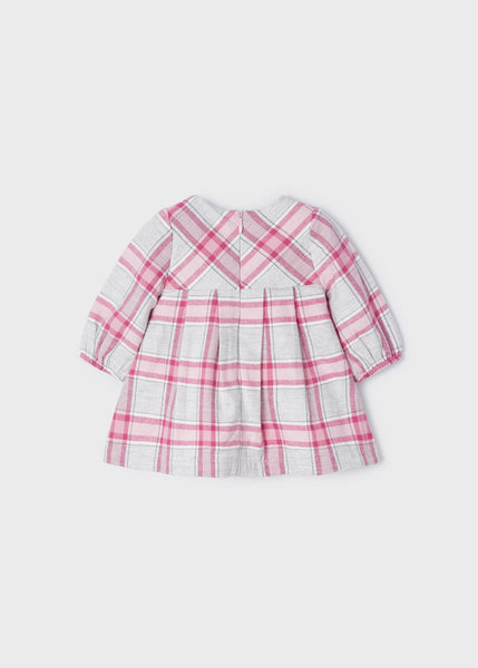 Checked dress for newborn ECOFRIENDS 2809-23