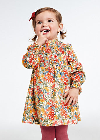 Printed knit dress for baby Art. 12-02958-044