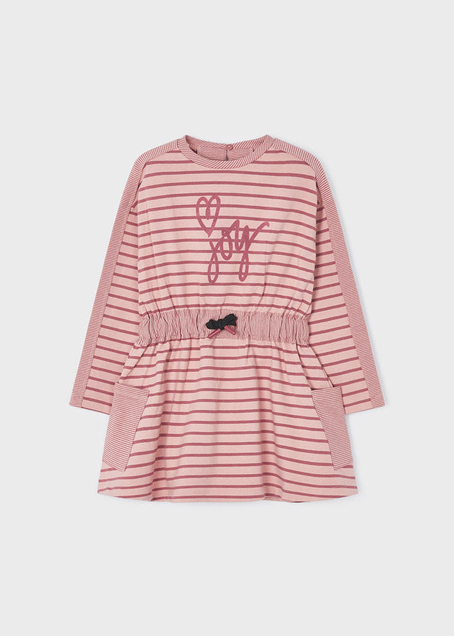 Girl's striped dress Art. 12-04975-070