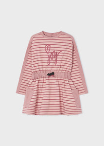 Girl's striped dress Art. 12-04975-070