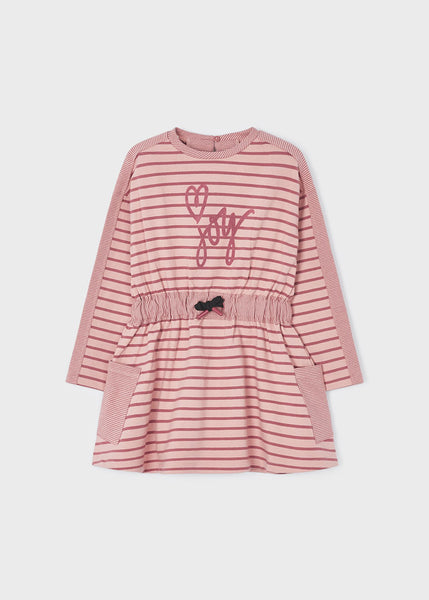 Girl's striped dress Art. 12-04975-070