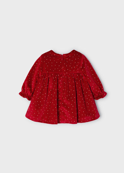 Velvet dress for newborn Art. 12-02808-026