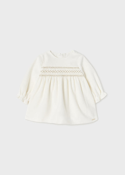 Velvet dress for newborn Art. 12-02808-028