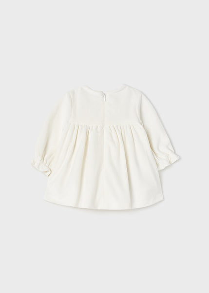 Velvet dress for newborn Art. 12-02808-028