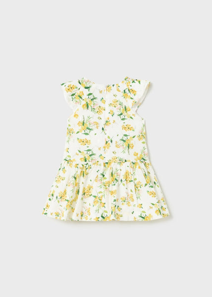 Printed dress with cotton bow for baby Art. 23-01958-038