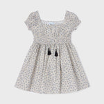 Girls' sustainable cotton printed dress Art. 23-03924-083