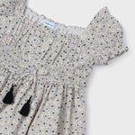 Girls' sustainable cotton printed dress Art. 23-03924-083