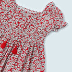 Girls' sustainable cotton printed dress Art. 23-03924-084